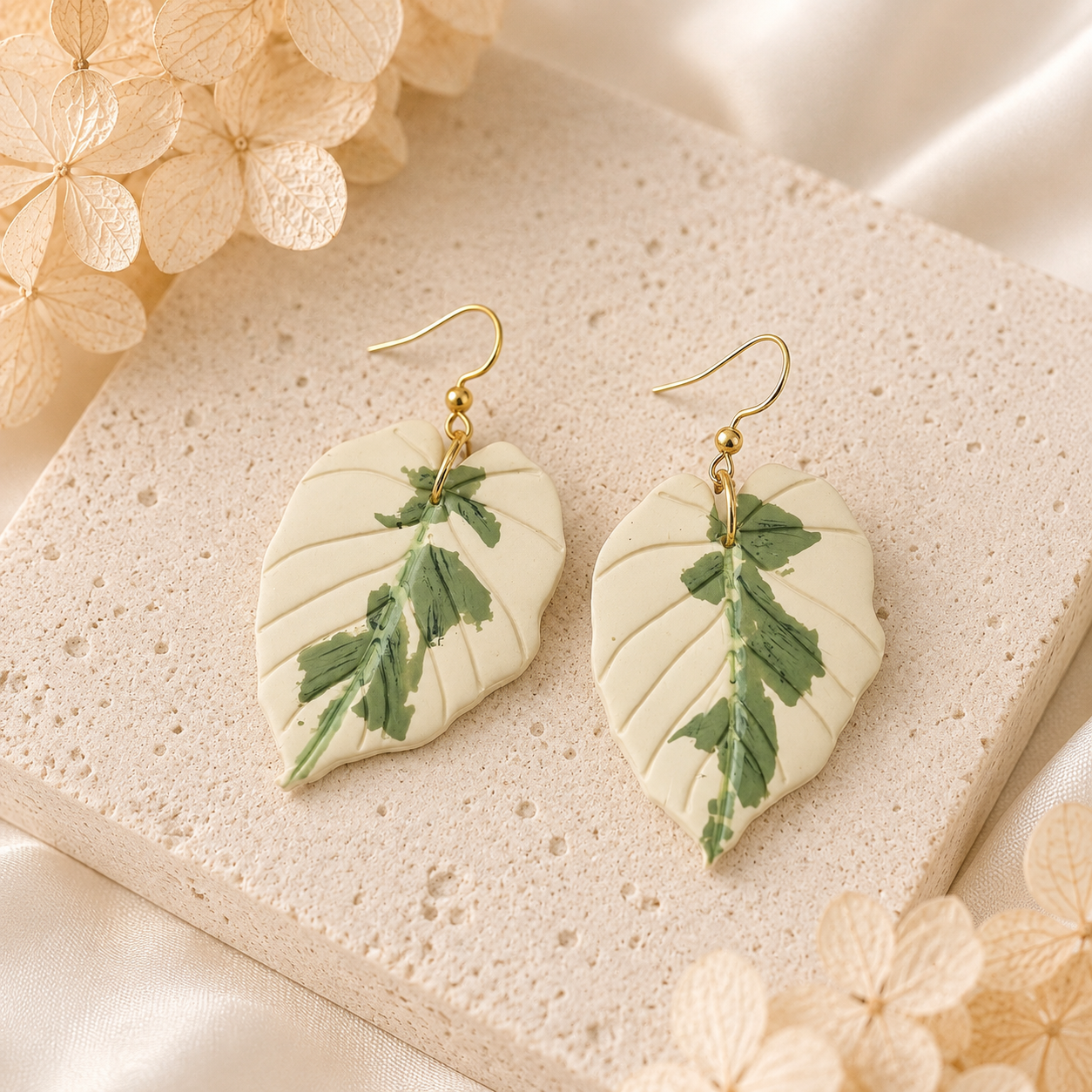 Monstera Casper Earrings