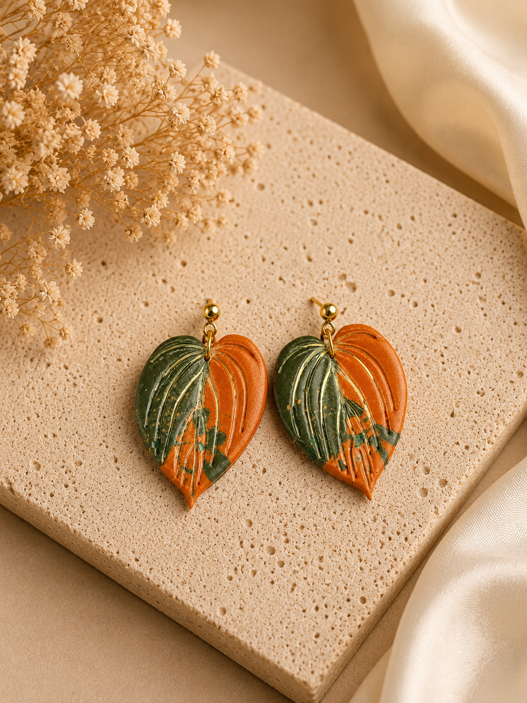 Pink Mican Earrings