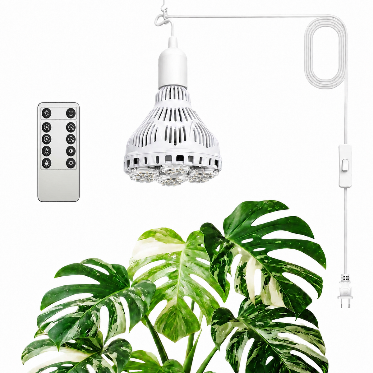 SGLEDs BR30 40W Hanging Grow Light Bulb with Remote Control(US ONLY)
US E26