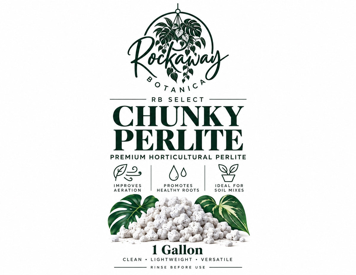 Rockaway Botanica RB Select Chunky Perlite 1 Gallon label
