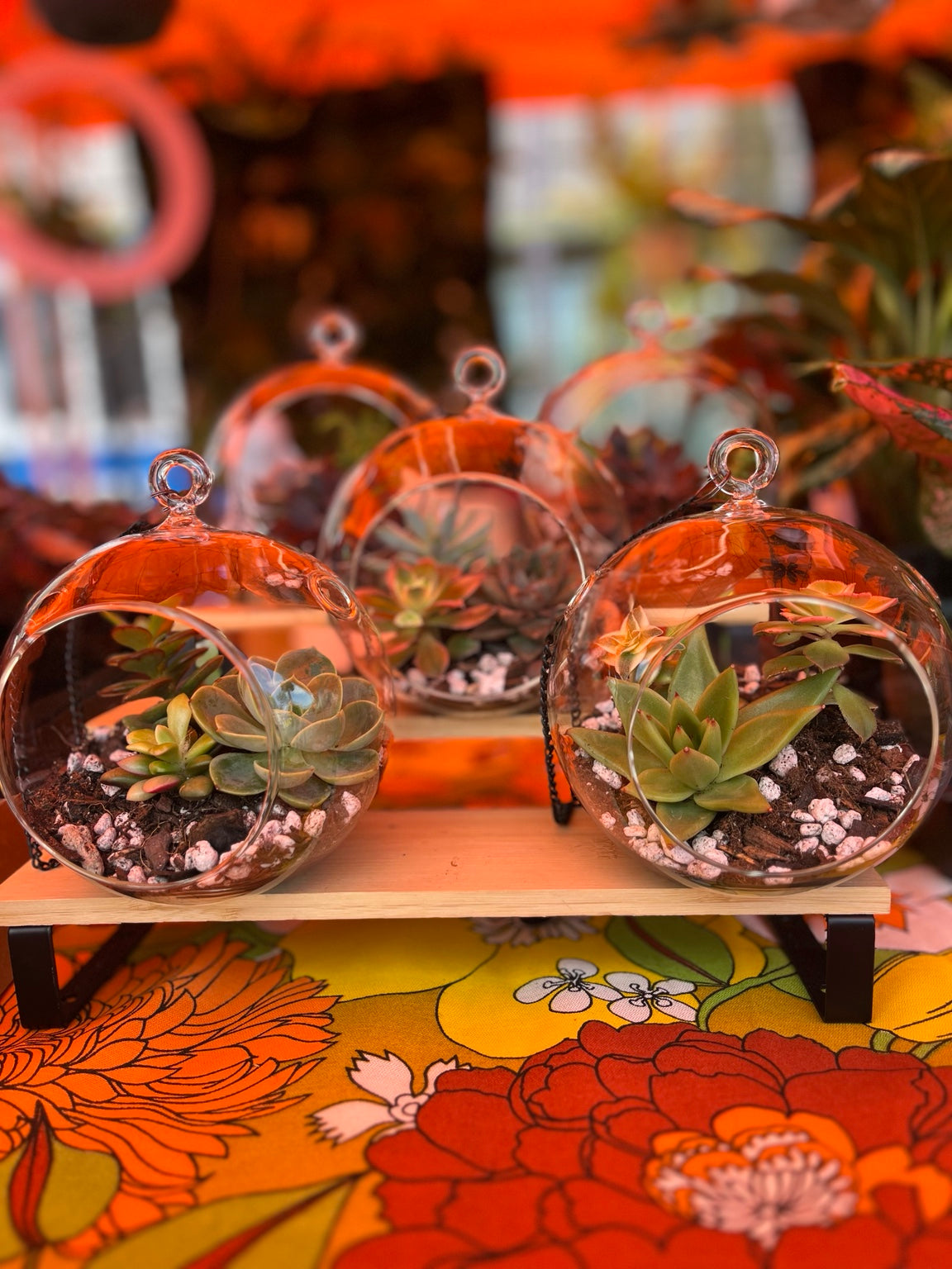 Botanical wedding experiences with something living.